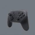 Black wireless Bluetooth gamepad for Nintendo Switch PRO LITE with vibration and screen capture buttons