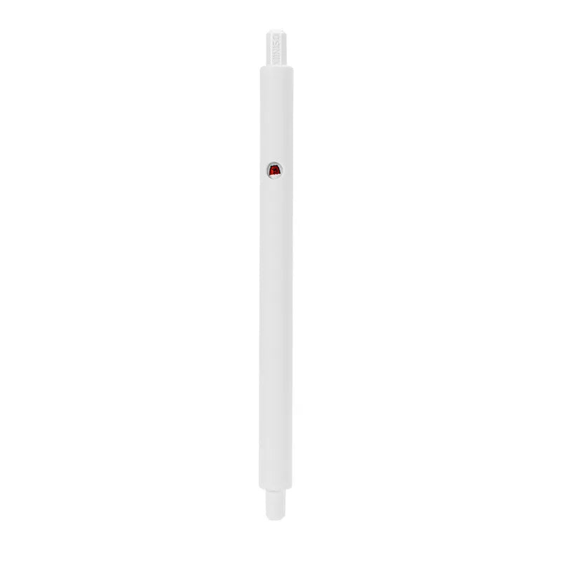 MINISO Bare Bear press gel pen with cartoon design in black, pink and white colours showing 0.5mm tip