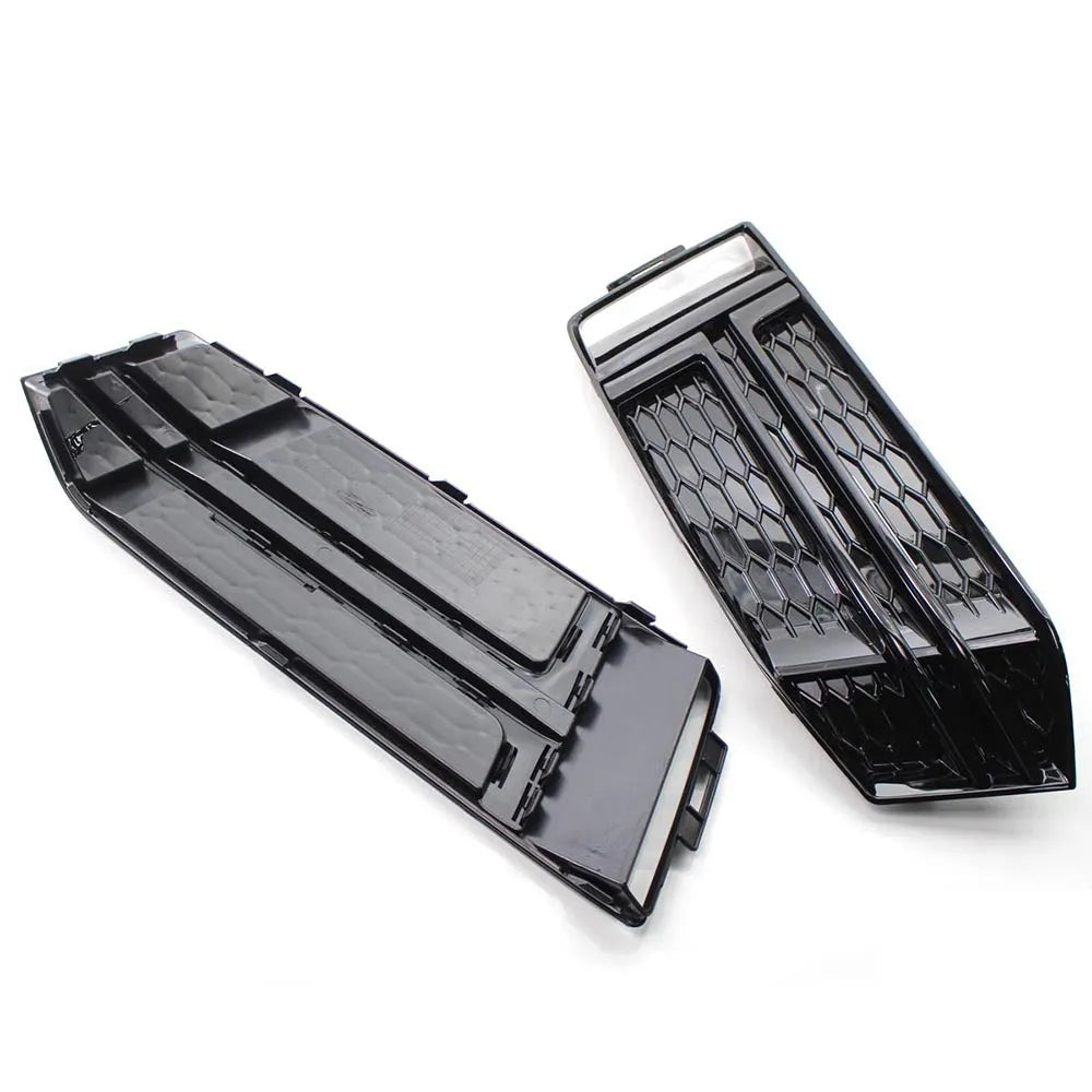 Gloss black ABS lower fog lamp frame for Audi A4 B9, left or right side, box size 16 x 10.5 x 49.5 cm