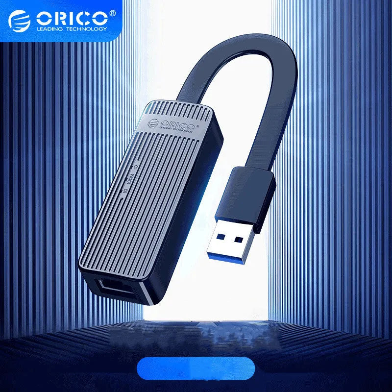Orico UTK-U3-BK-BP USB network interface adapter for desktop and laptop, black colour