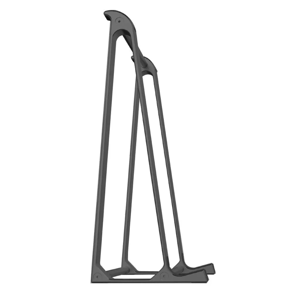 Aluminium alloy multifunctional notebook computer stand with tablet and phone holders in dark gray