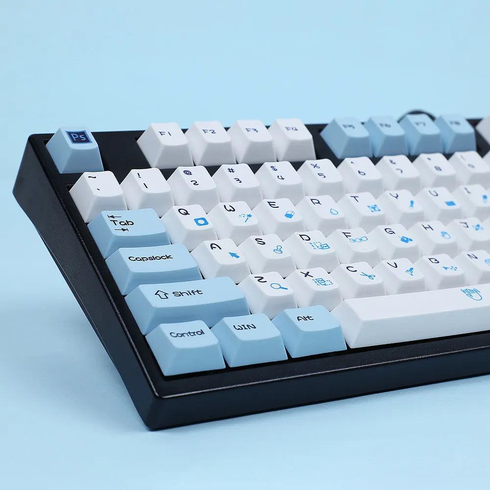PlayStation theme DIY keycap set for mechanical keyboards with sublimation printing