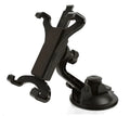 Black ABS car tablet bracket holding a tablet under 11 inches on a car dash
