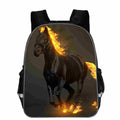 Cartoon horse animal head lightening backpack in multiple colours and sizes from 11 to 18 inches