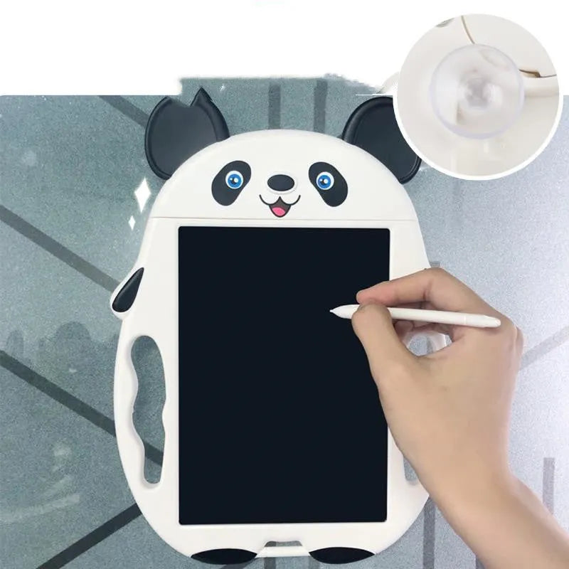 LCD electronic drawing board with panda design featuring one-button erase function