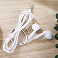 U88 Macaron wired earplug headphones with 3.5mm plug and microphone in colour options