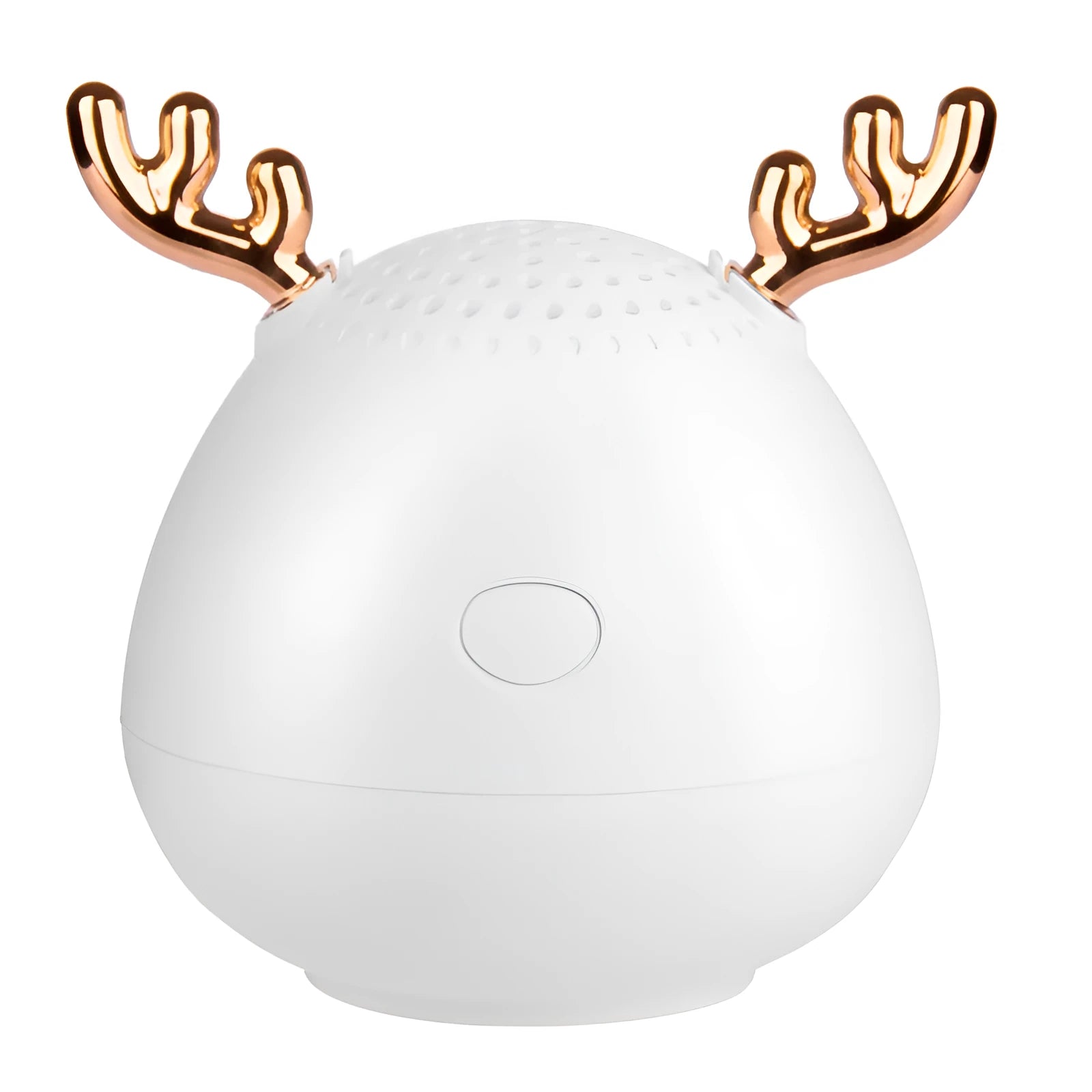 Compact wireless Bluetooth speaker with USB cable in green, pink, or white colour options