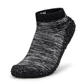 Pair of black multifunctional unisex high-top wading shoes with VIBRAM outsole and Gore-Tex lining