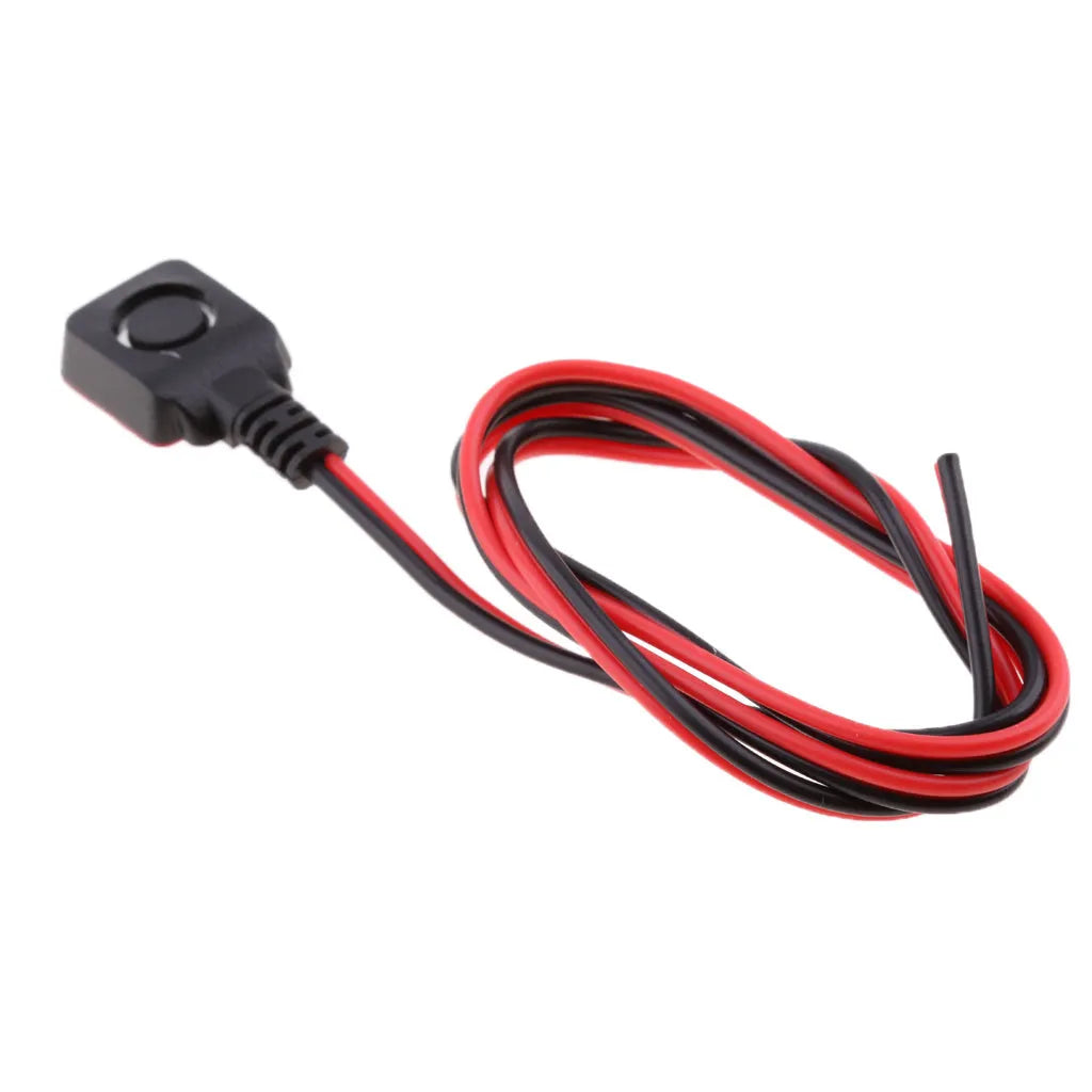 Niversal car alarm reset panic switch with red button and 50 cm cable