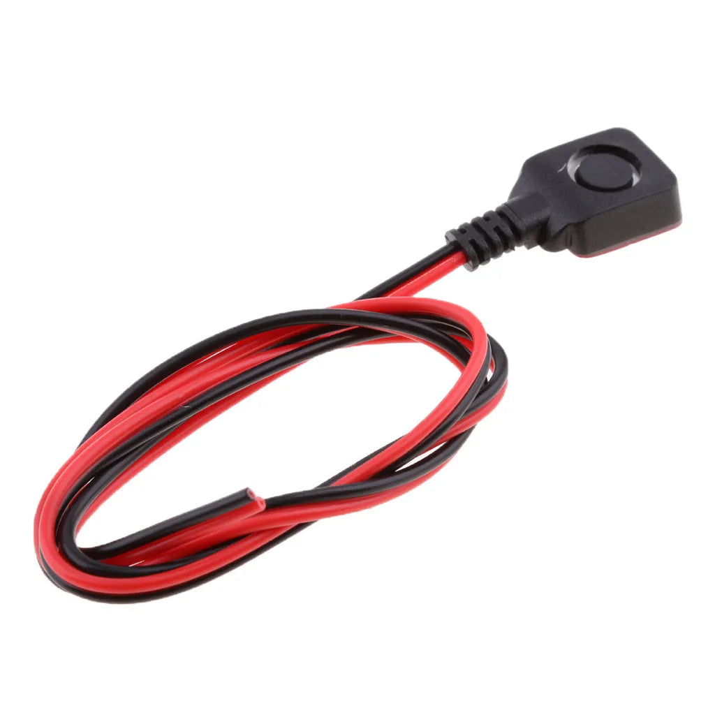 Niversal car alarm reset panic switch with red button and 50 cm cable