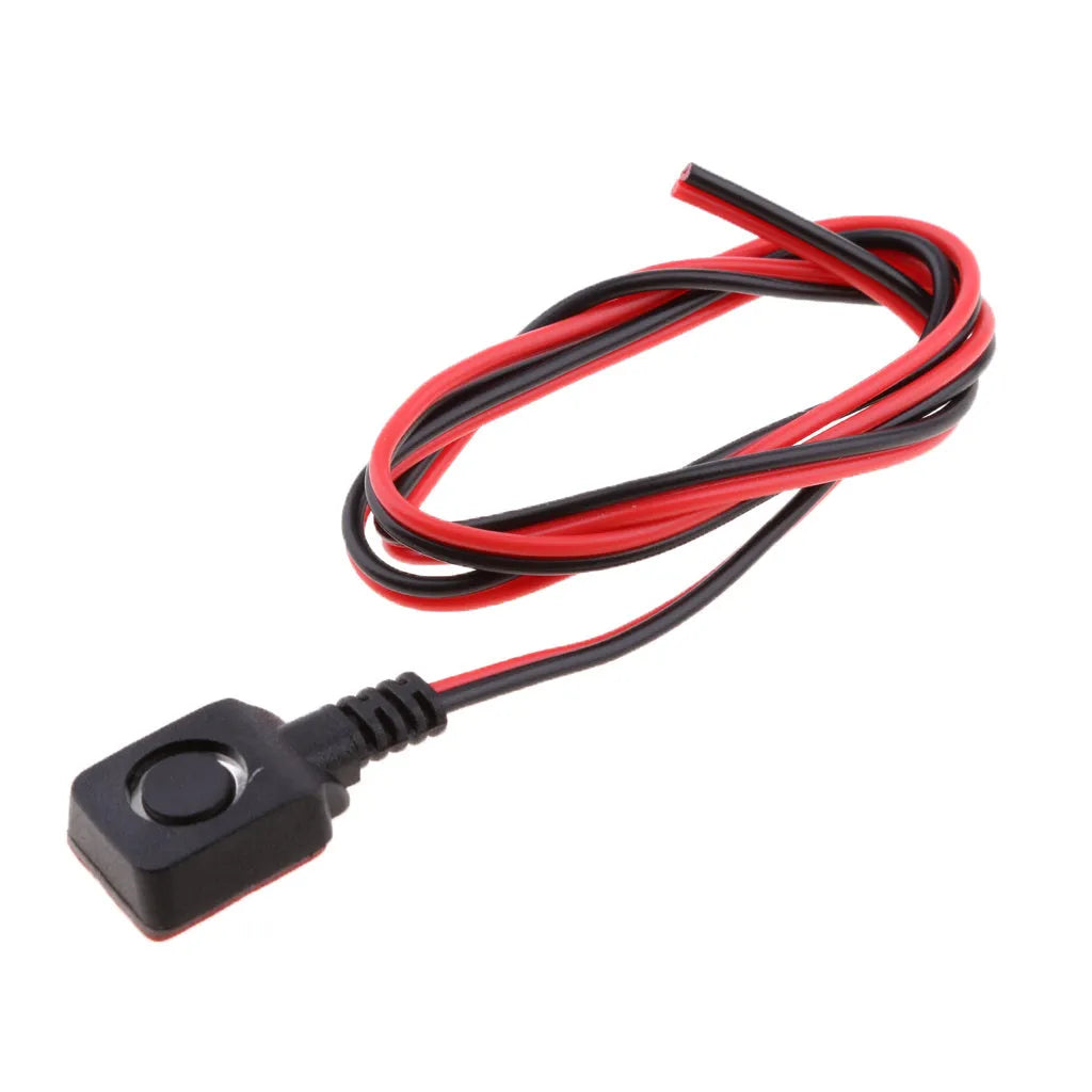 Niversal car alarm reset panic switch with red button and 50 cm cable