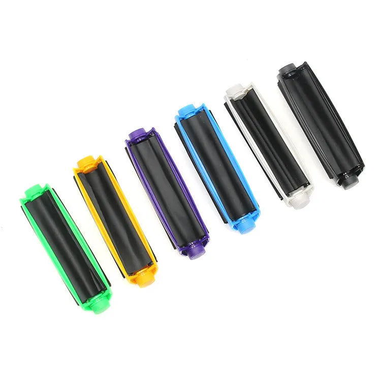 Manual plastic cone cigarette maker for 110mm cigarette cloths in six colour options