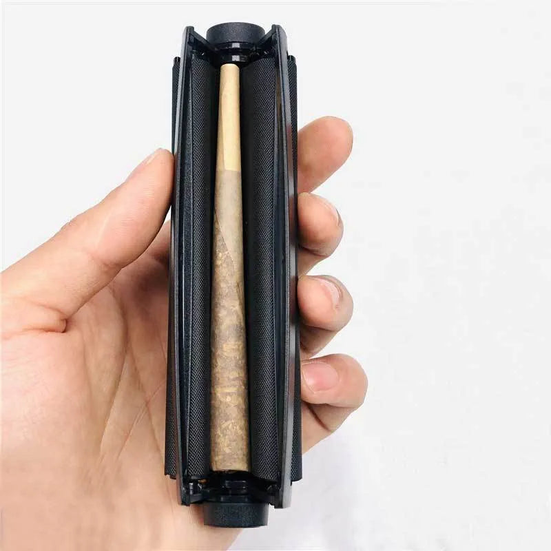 Manual plastic cone cigarette maker for 110mm cigarette cloths in six colour options