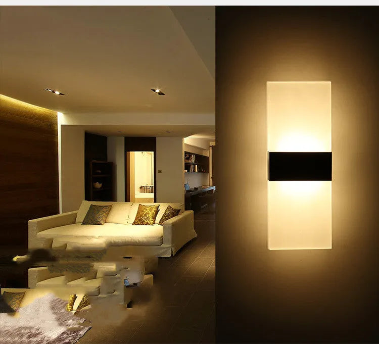 Rechargeable LED wall lamp with USB cable, 2000mAh battery, black right angle finish