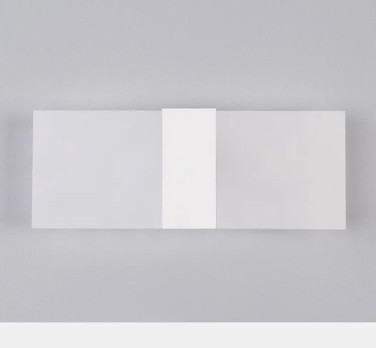 Rechargeable LED wall lamp with USB cable, 2000mAh battery, black right angle finish
