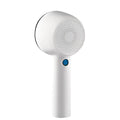 White rechargeable electric clothes shaver for jersey fabrics measuring 19.3cm long