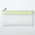 Large-capacity TPU pencil case for junior high school students in pink, blue, green, and beige