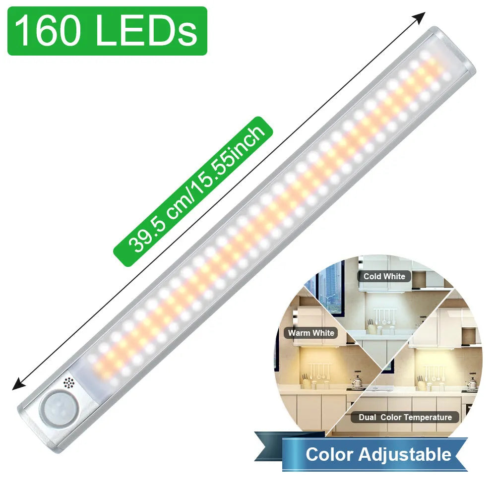 European style aluminium alloy USB charging cabinet light with body induction sensor