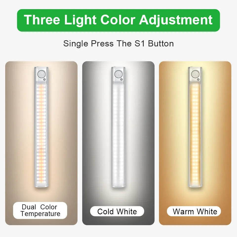 European style aluminium alloy USB charging cabinet light with body induction sensor