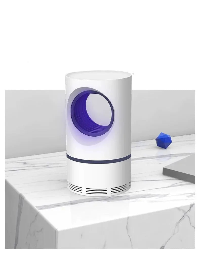 Large white USB photocatalyst mosquito killer lamp silent violet light for 20-50 m² rooms