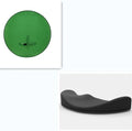 Foldable reflector for chair photography background board in green, nylon fabric, unfolded 150x200 cm with steel spring frame