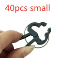 Garden clip set with PP plastic plant clips in 6cm size for woodland and garden use