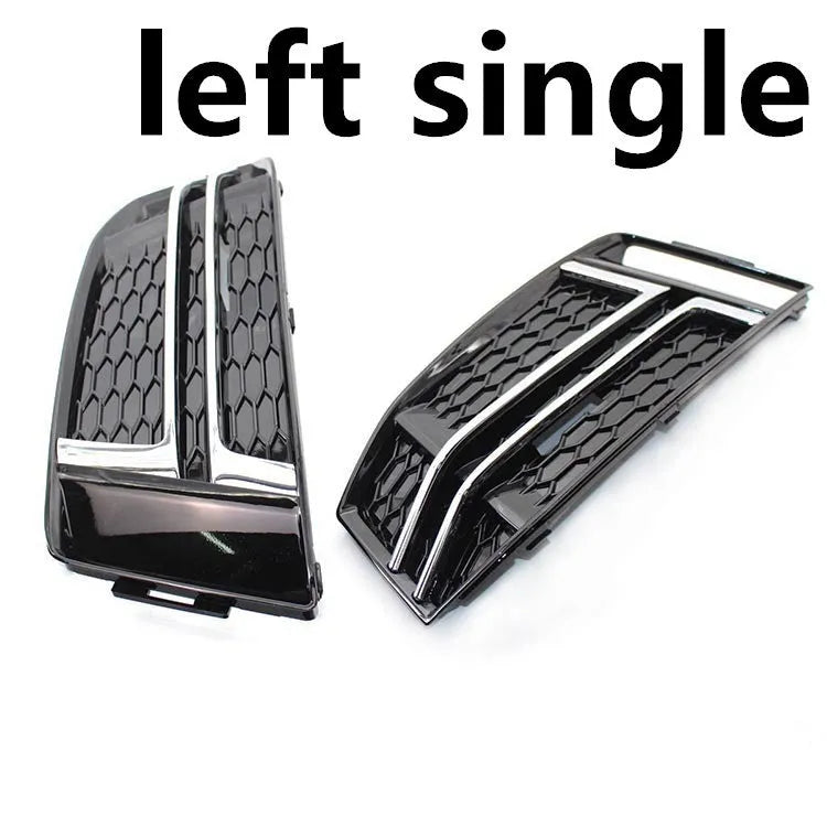 Gloss black ABS lower fog lamp frame for Audi A4 B9, left or right side, box size 16 x 10.5 x 49.5 cm