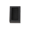 Square graphite crucible for melting precious metals with high-purity material