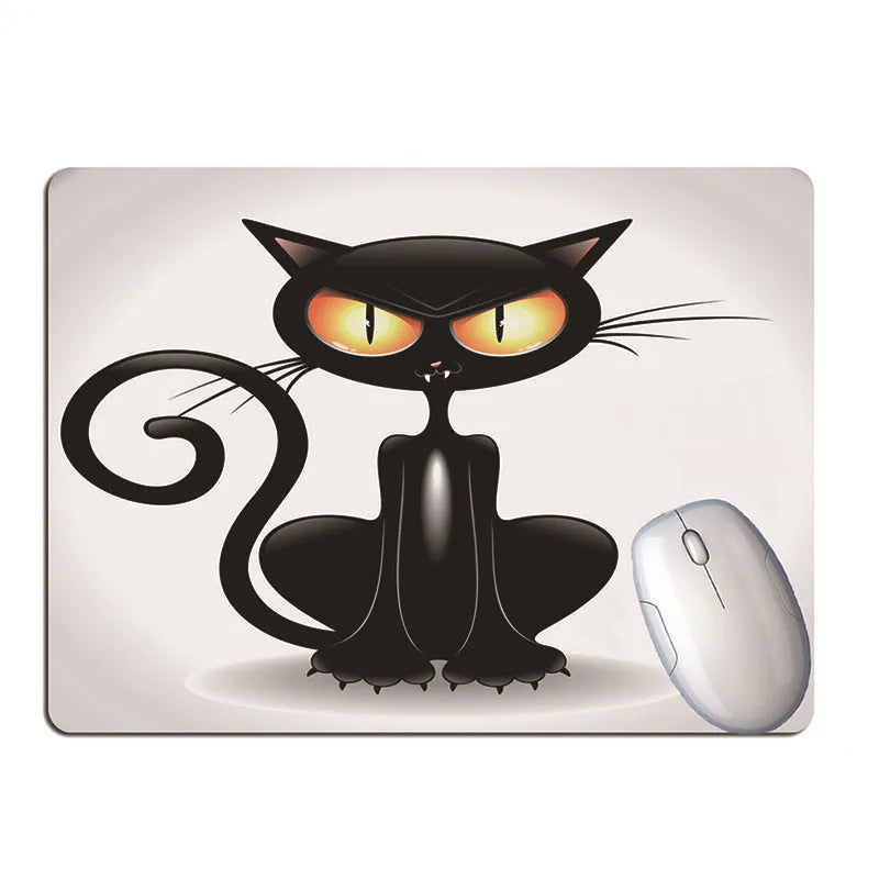 Rubber non-slip mouse pad on a desk with pattern C1 showing 30x25cm size