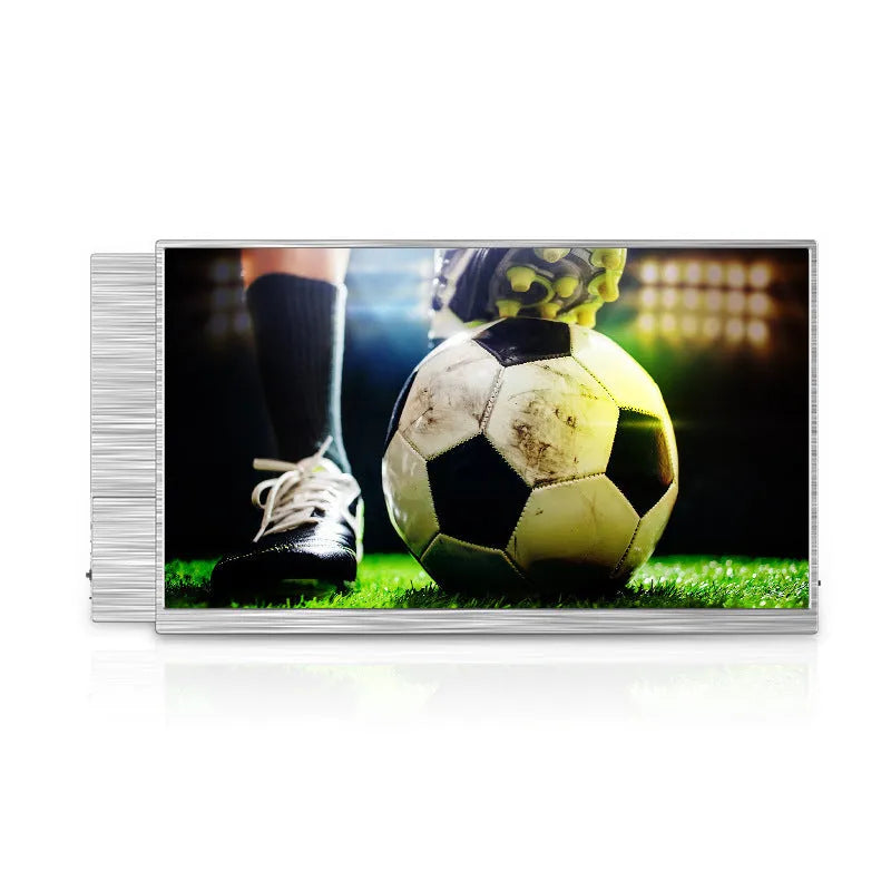 ZeusLap 15-inch portable gaming display with ultra-thin design showing split screen function