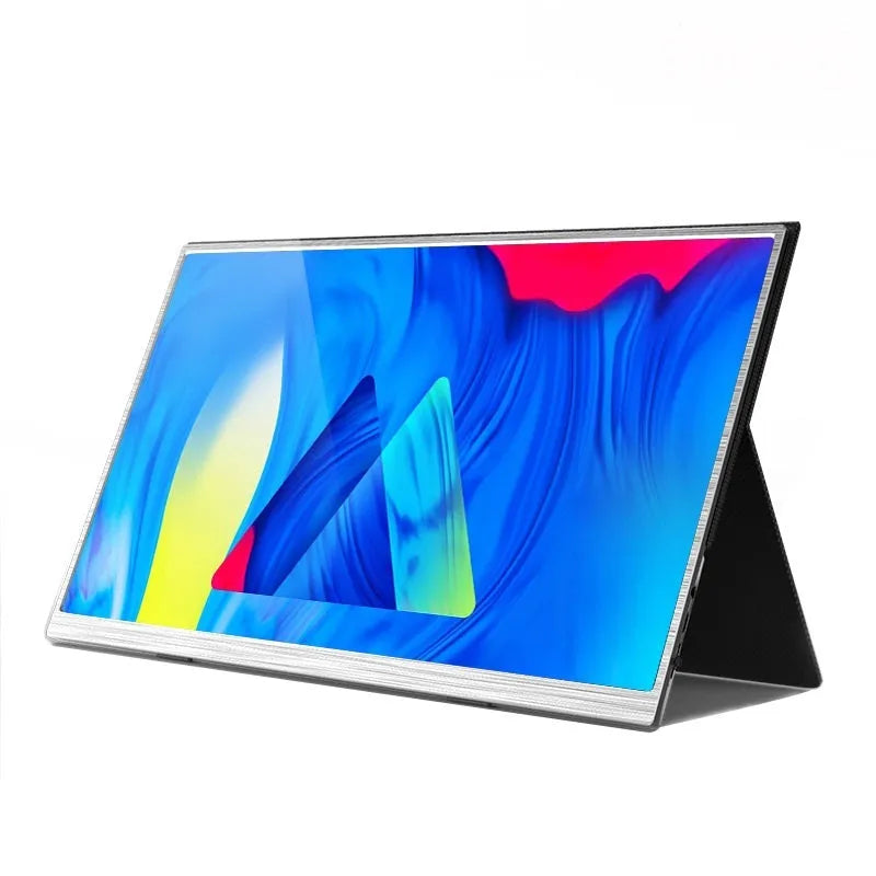 ZeusLap 15-inch portable gaming display with ultra-thin design showing split screen function