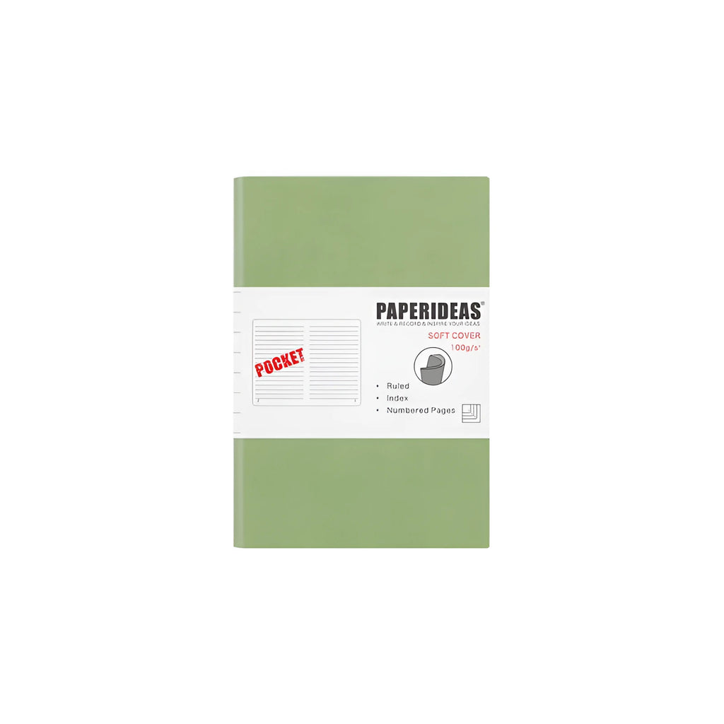 A6 imitation leather notebook with acid-free paper, 102x148 mm, in multiple colour options