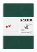 A6 imitation leather notebook with acid-free paper, 102x148 mm, in multiple colour options