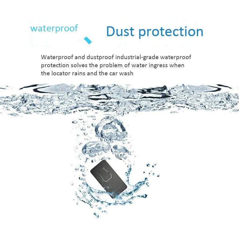 Black plastic car GPS tracker SK7-1 with 1280M memory and multiple alarm modes, size 4.8*2.8*1.8MM
