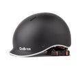Electric bicycle helmet in grey with ABS shell and EPS liner, one size 56-61cm, for road riding