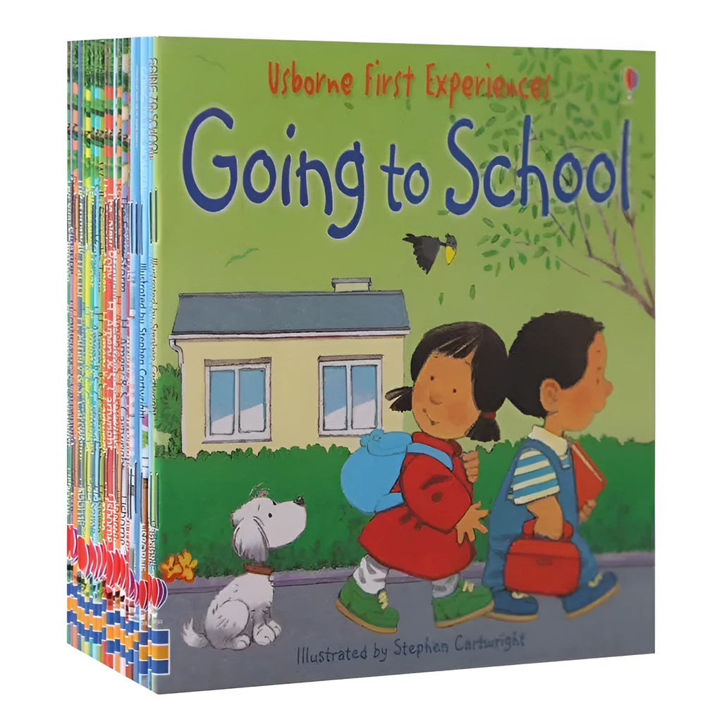 Usborne Farmyard Tales 20-book set, 15 Farmyard Tales and 5 First Experiences, 15cm pocket picture books with free audio