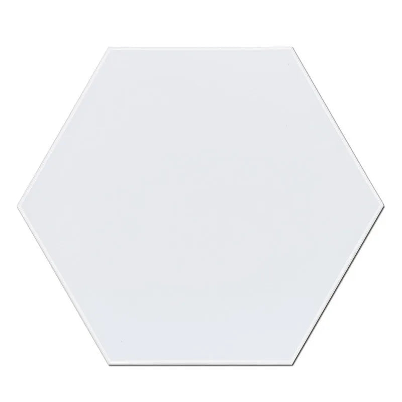 Close up of a modular hexagon LED wall light in a honeycomb pattern with multiple colour panels