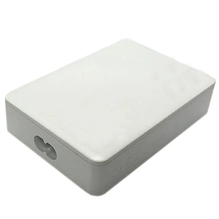 Black and white 60W desktop fast charger with USB port and indicator light