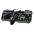 Friends Wolf KT600 wired gaming keyboard and mouse set in black with USB backlit keyboard