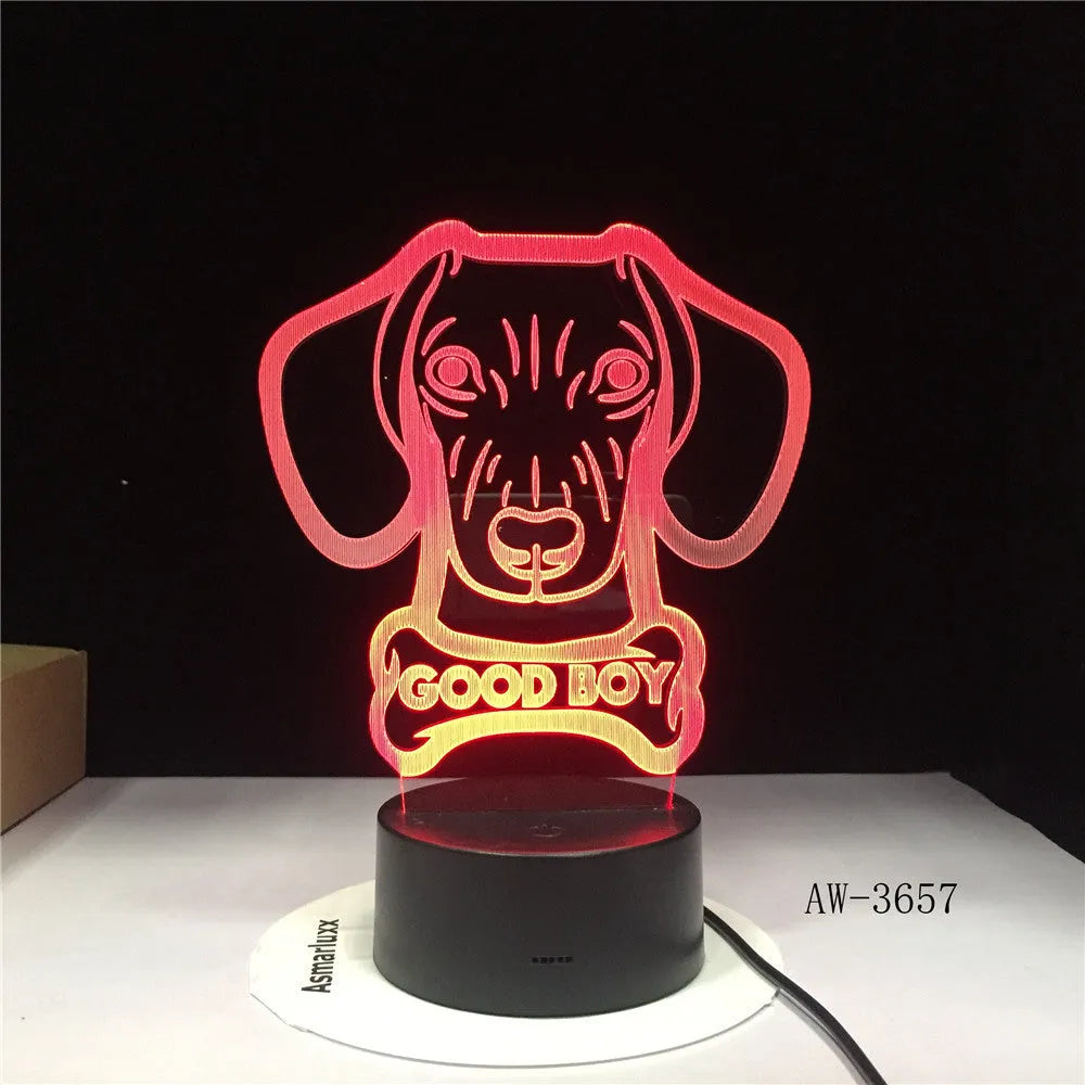 A colourful gradient remote control touch LED table lamp with acrylic shade on a black ABS base.