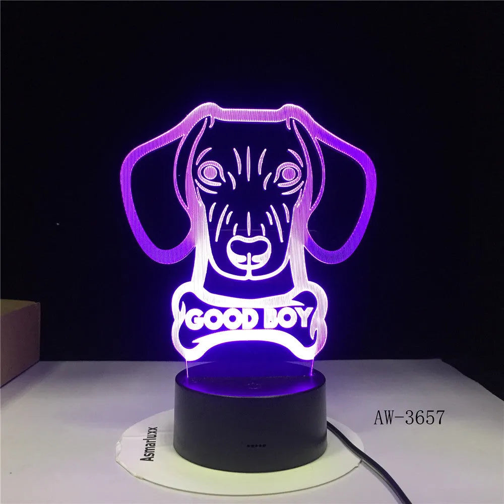 A colourful gradient remote control touch LED table lamp with acrylic shade on a black ABS base.