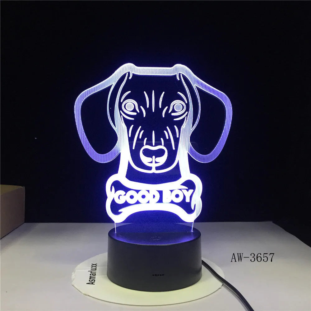 A colourful gradient remote control touch LED table lamp with acrylic shade on a black ABS base.