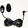 Black Bluetooth car microphone with three style options for vehicle installation