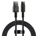 Baseus USB C fast charging cable for Android phones showing 66W 5A 6A specifications