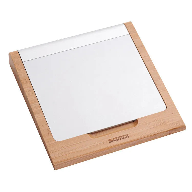 Bamboo wood Bluetooth touchpad bracket for Apple tablets on desk