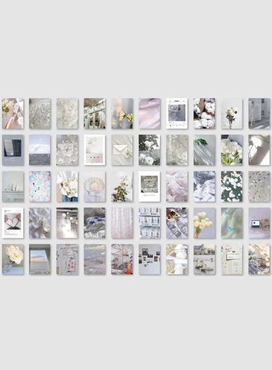 Japanese paper sticker book with 50 different pattern stickers for hand account collage, showing 4x6cm size