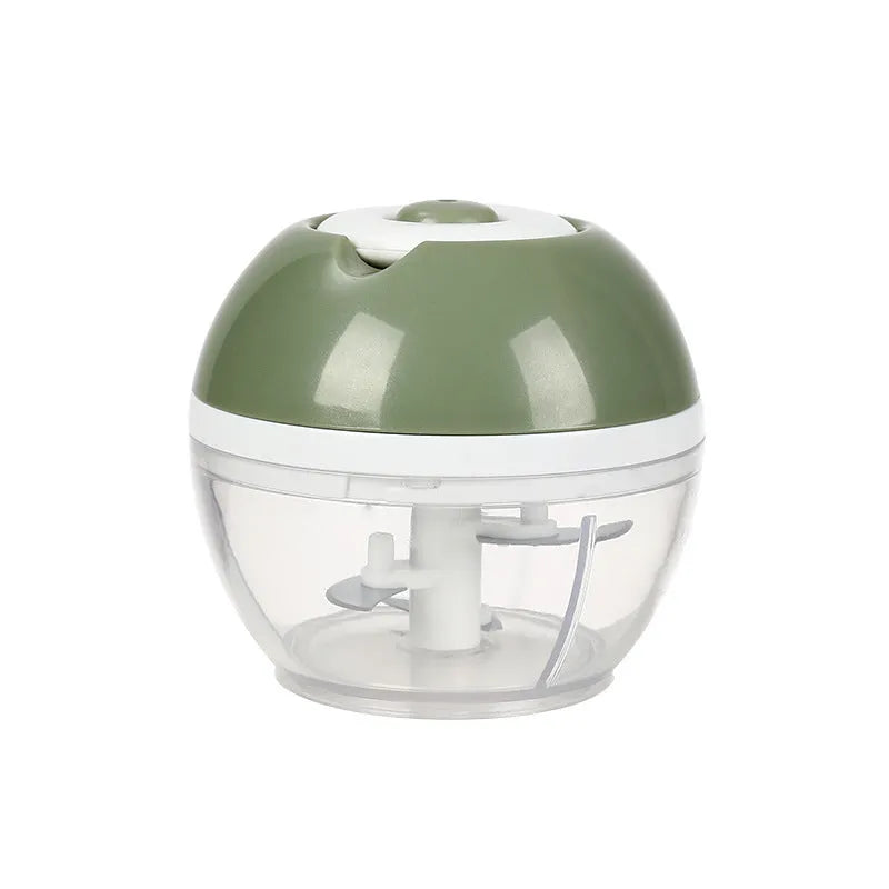 Ring-pull garlic puller chopper for vegetables, multi colour options, manual kitchen tool