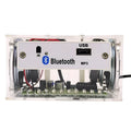 Bluetooth speaker DIY electronic kit with loose components and transparent plastic housing