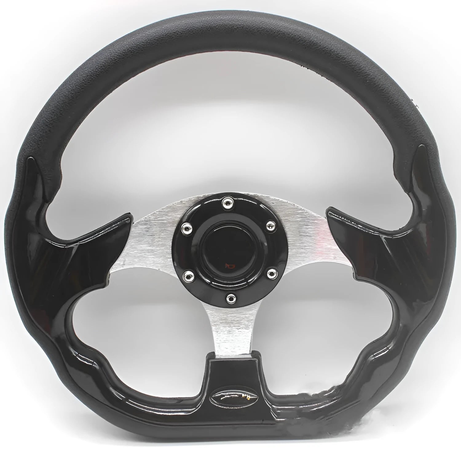 520mm polyurethane racing steering wheel in black with universal fit for modified vehicles and karts