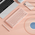 Bow wireless keyboard 79-key mute USB ergonomic design black colour desktop